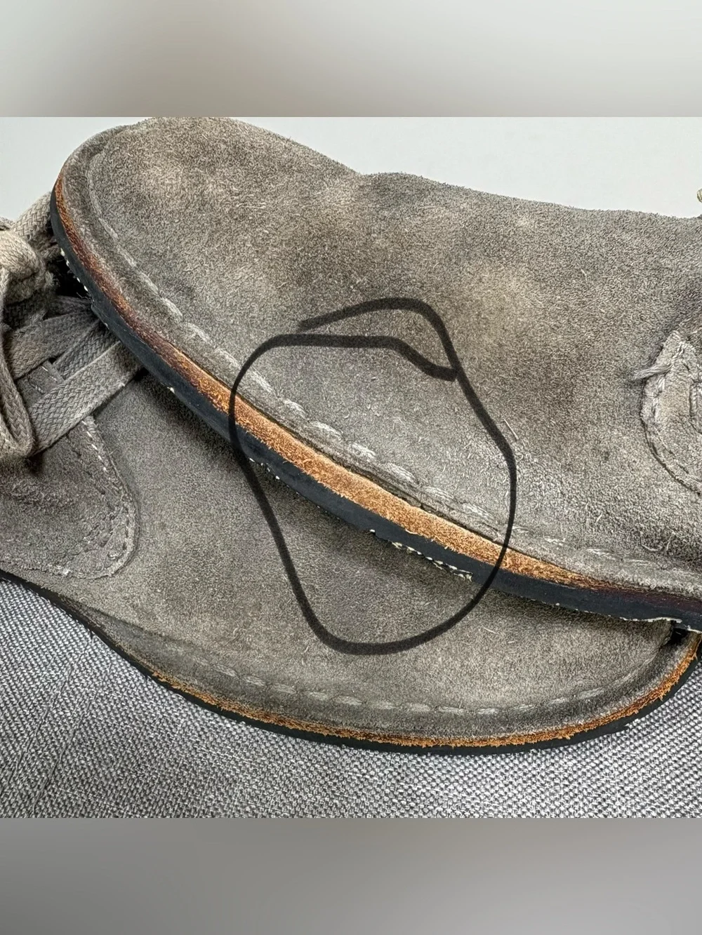 John Varvatos Gray Suede Chukka Boots- men’s 10M